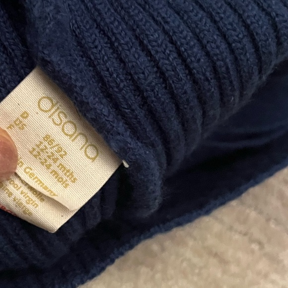 DISANA Blue Wool Bib Overalls German 12-24mo - Picture 4 of 4